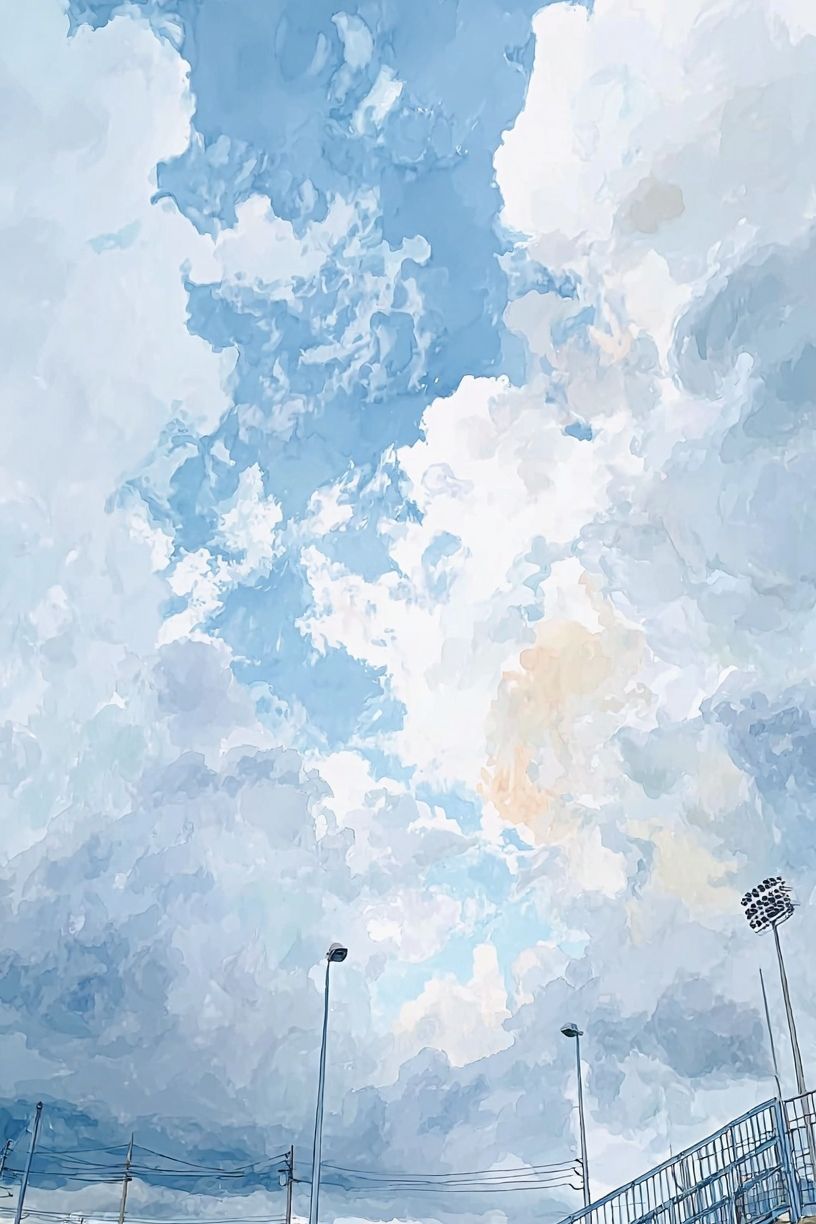 Cloudy Sky — Fine Art Print. poster — fine-art art