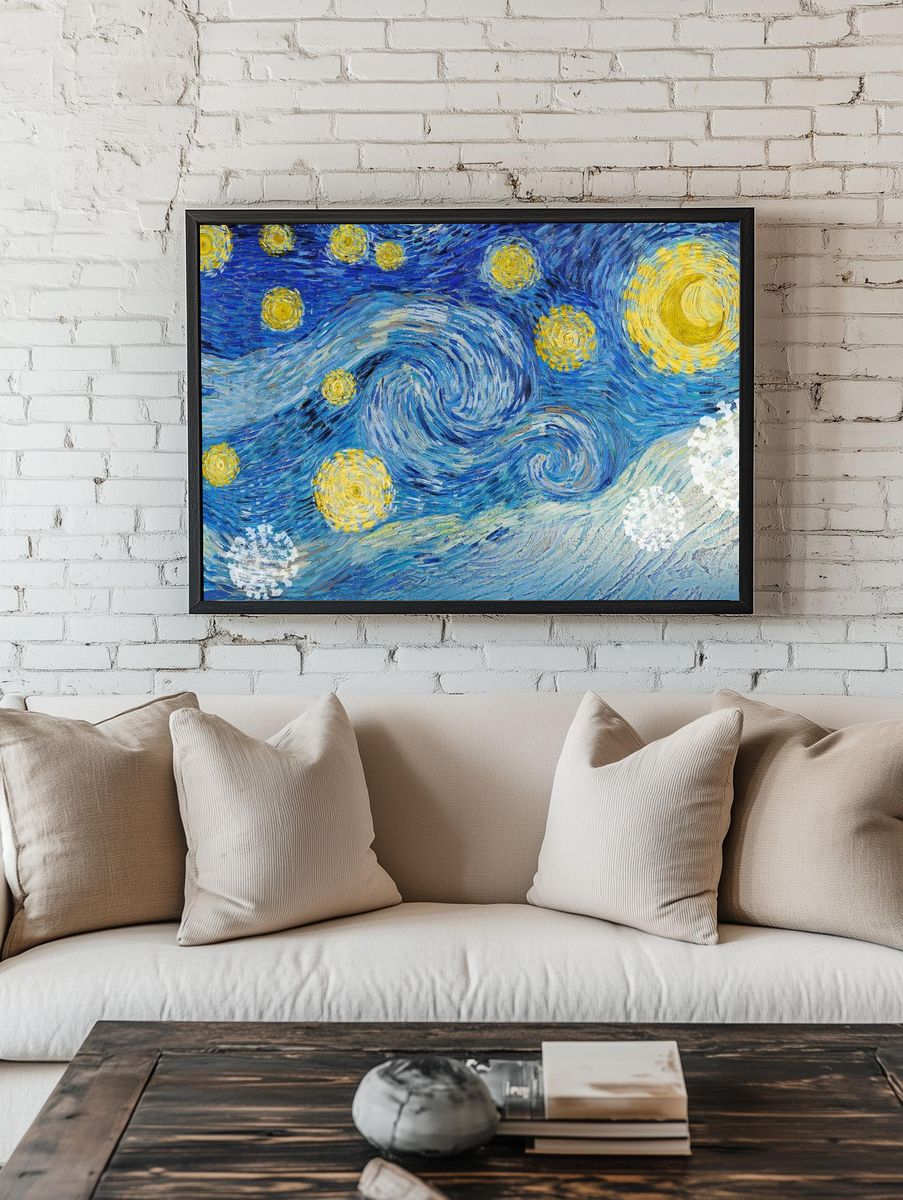Van Gogh's Starry Night coronavirus room preview