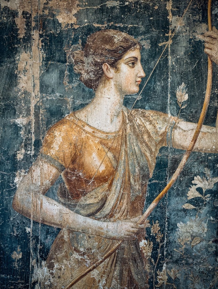 Ancient Greek Archer — Fine Art Print. poster — fine-art art