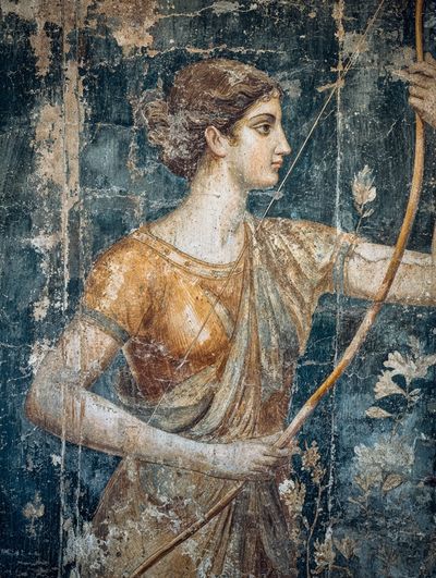 Ancient Greek Archer — Fine Art Print. poster print