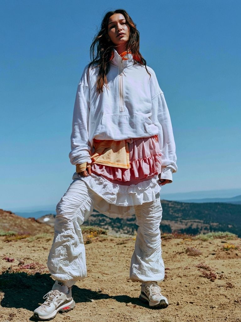 Mountain Fashion Portrait Poster. poster — photography art