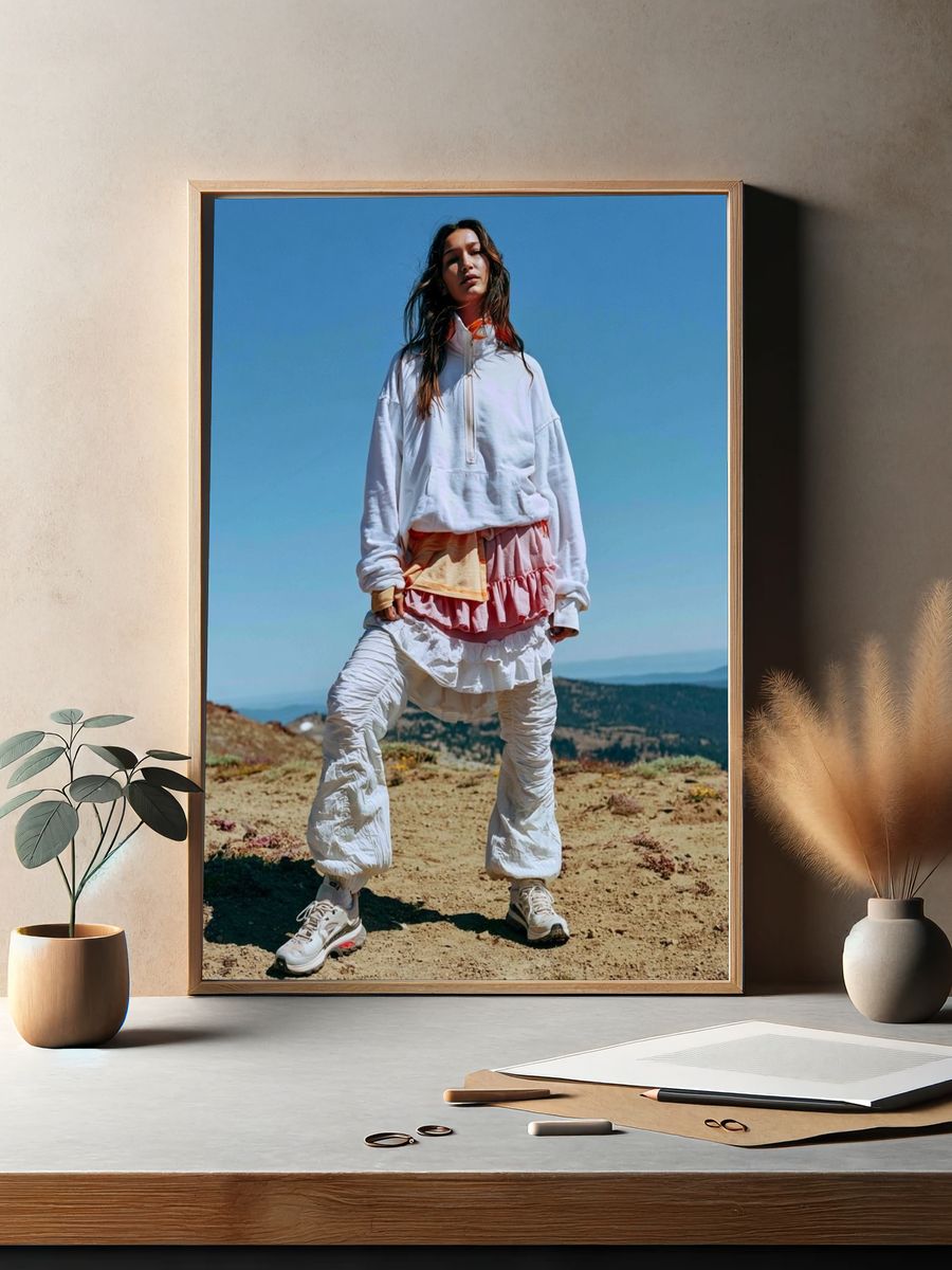 Mountain Fashion Portrait Poster. — room view 2