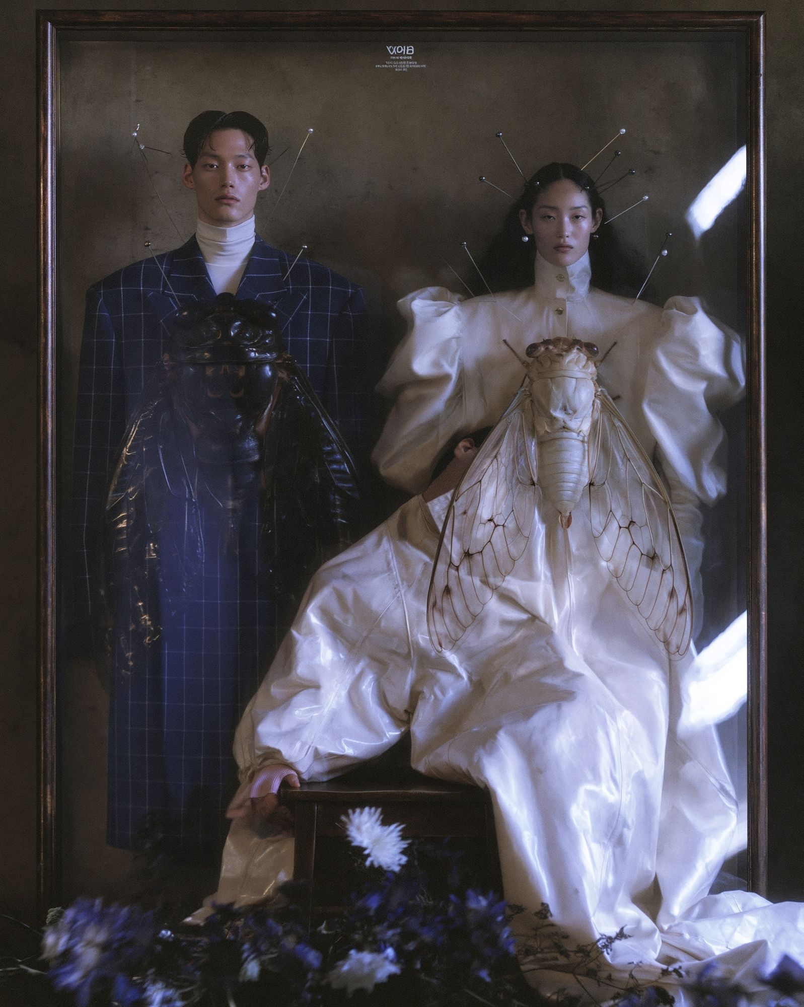 Avant-Garde Fashion Portrait Print. poster — photography art