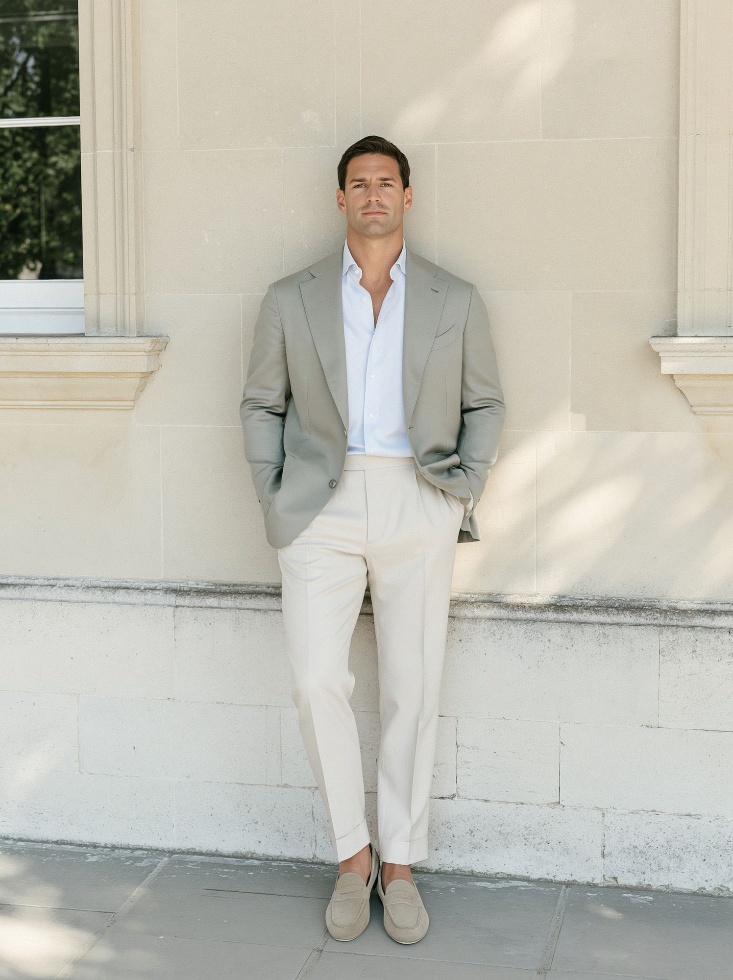 Elegant Menswear Portrait Poster. poster detail
