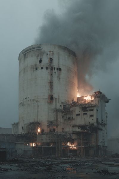 Abandoned Power Plant — Fine Art Print. poster print