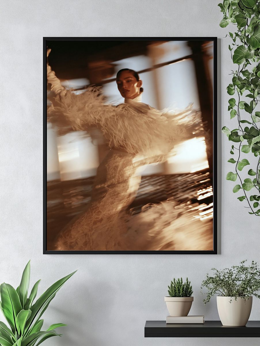 Fashion Portrait Photography Poster. — room view 4