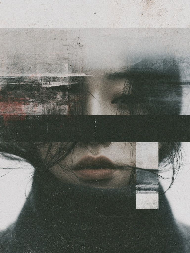 Abstract Portrait — Fine Art Print. poster — fine-art art