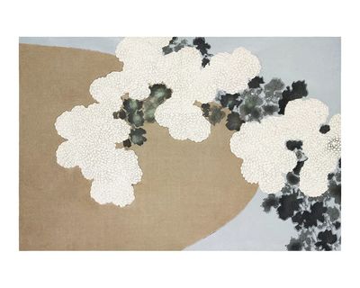Floral Abstract — Minimalist Print. poster