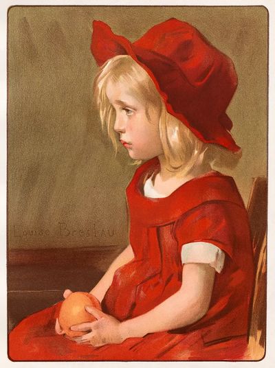 Fillette à l'Orange (1899) Louise. poster print