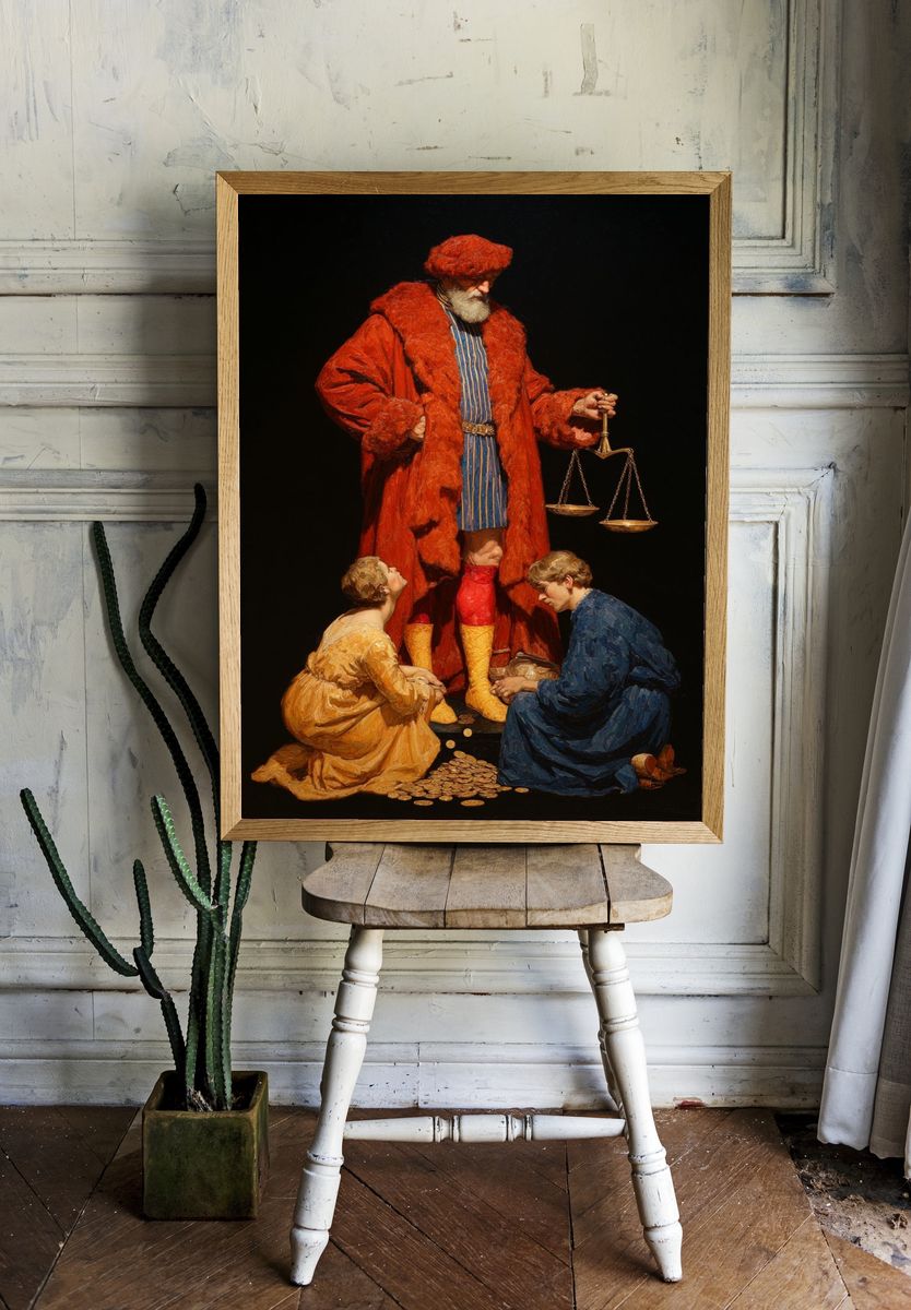 The Merchant — Fine Art Print room preview