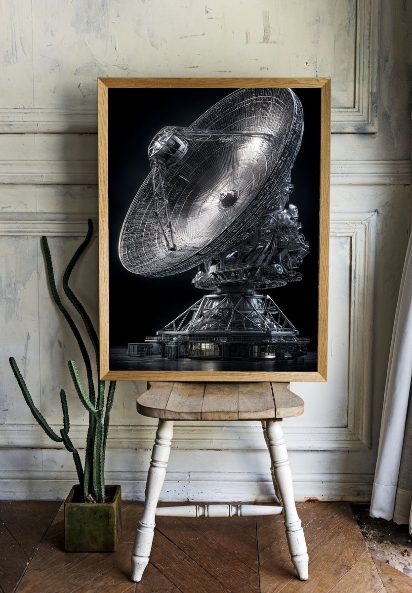 Satellite Dish — Fine Art Print room preview