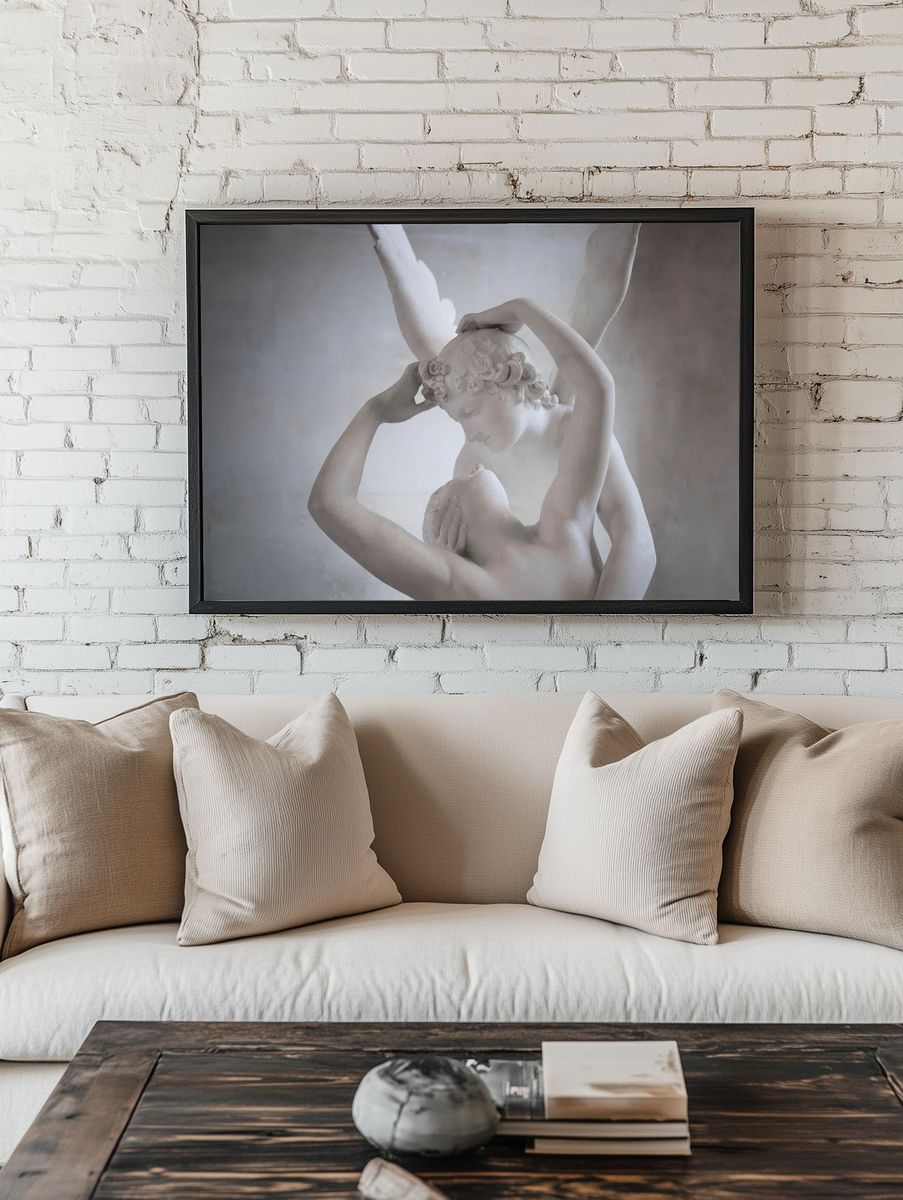 Cupid and Psyche — Fine Art Print room preview