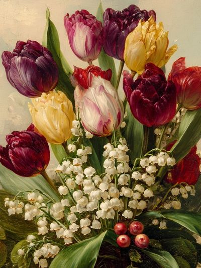 Tulip Bouquet — Fine Art Print. poster