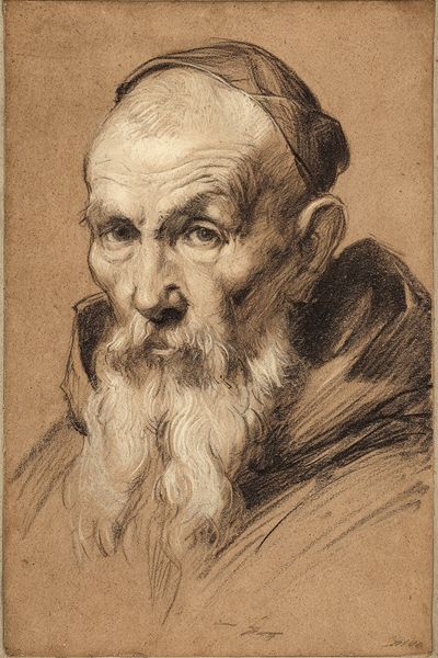 Elderly Monk Portrait — Fine Art Print. poster print