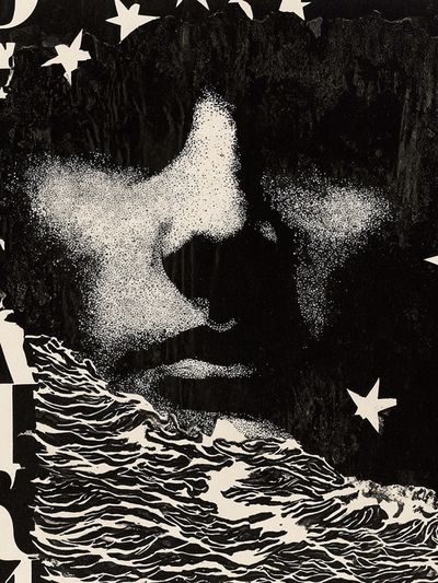 Starry Night Portrait — Fine Art Print. poster print