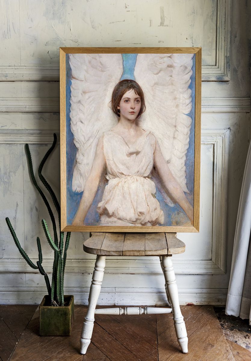 Angel (1887) painting high resolution. — room view 1