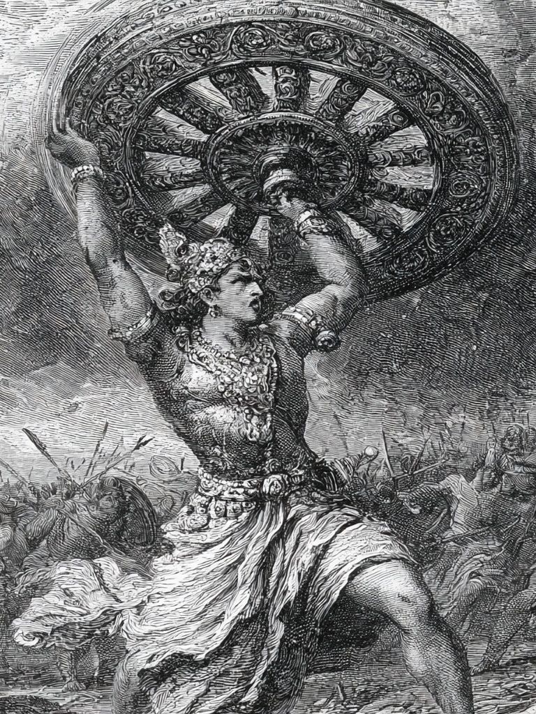 Atlas Holding the Heavens Print. poster detail