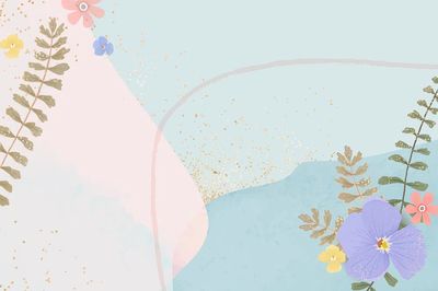 Floral Abstract Art Poster. poster print