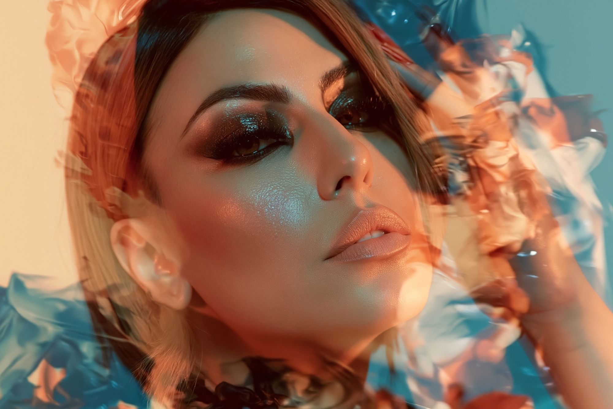 Dreamy Glam Portrait Poster. poster detail