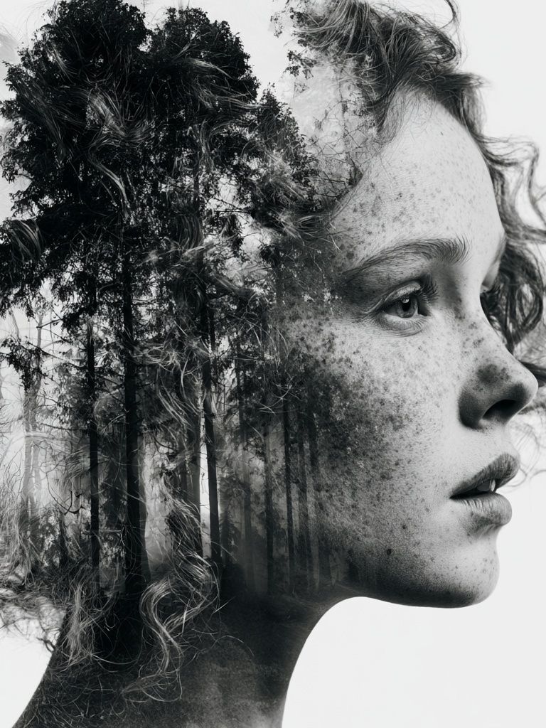 Forest Portrait Fine-Art Print. poster — fine-art art
