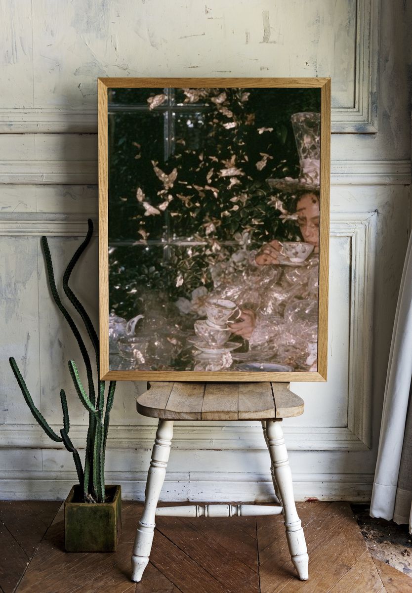 Dreamy Tea Party Portrait Print. — room view 1