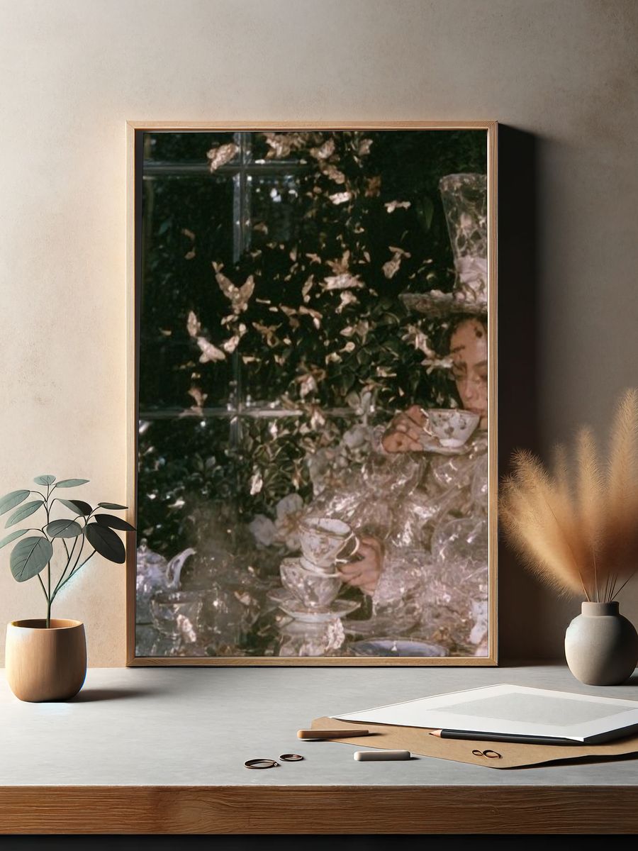 Dreamy Tea Party Portrait Print. — room view 2