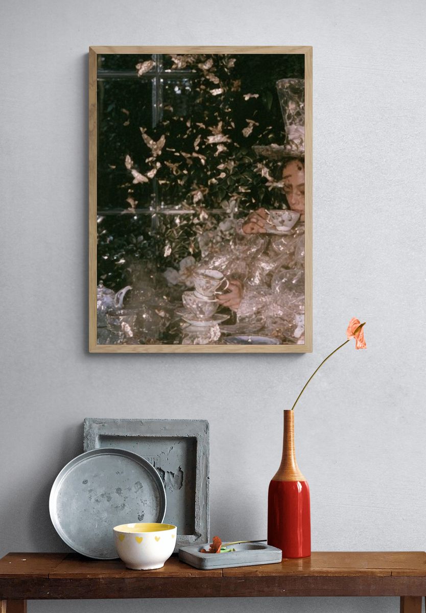 Dreamy Tea Party Portrait Print. — room view 3