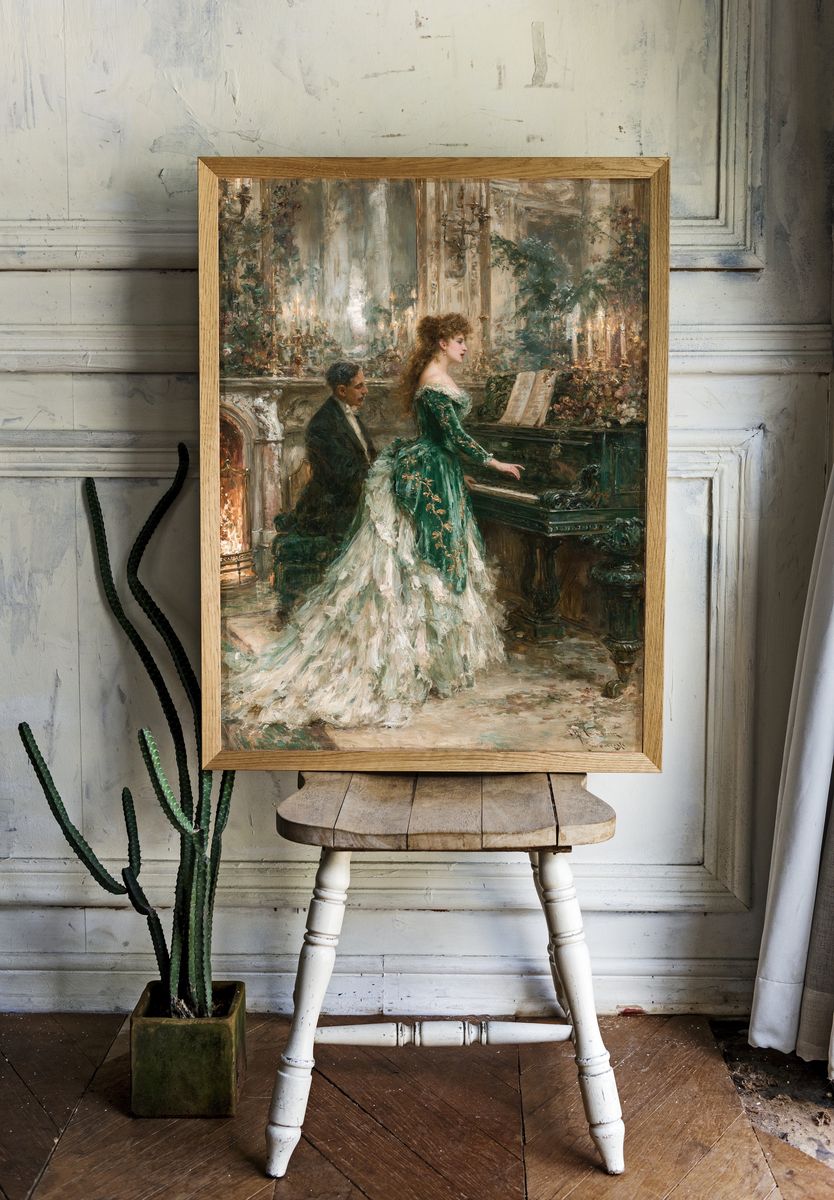 Elegant Opera Scene Fine-Art Print. — room view 1