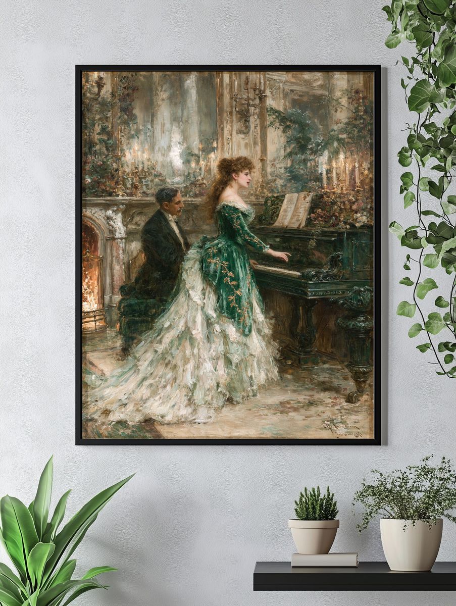 Elegant Opera Scene Fine-Art Print. — room view 4