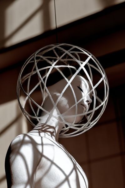 Abstract Sculpture Portrait Poster. poster