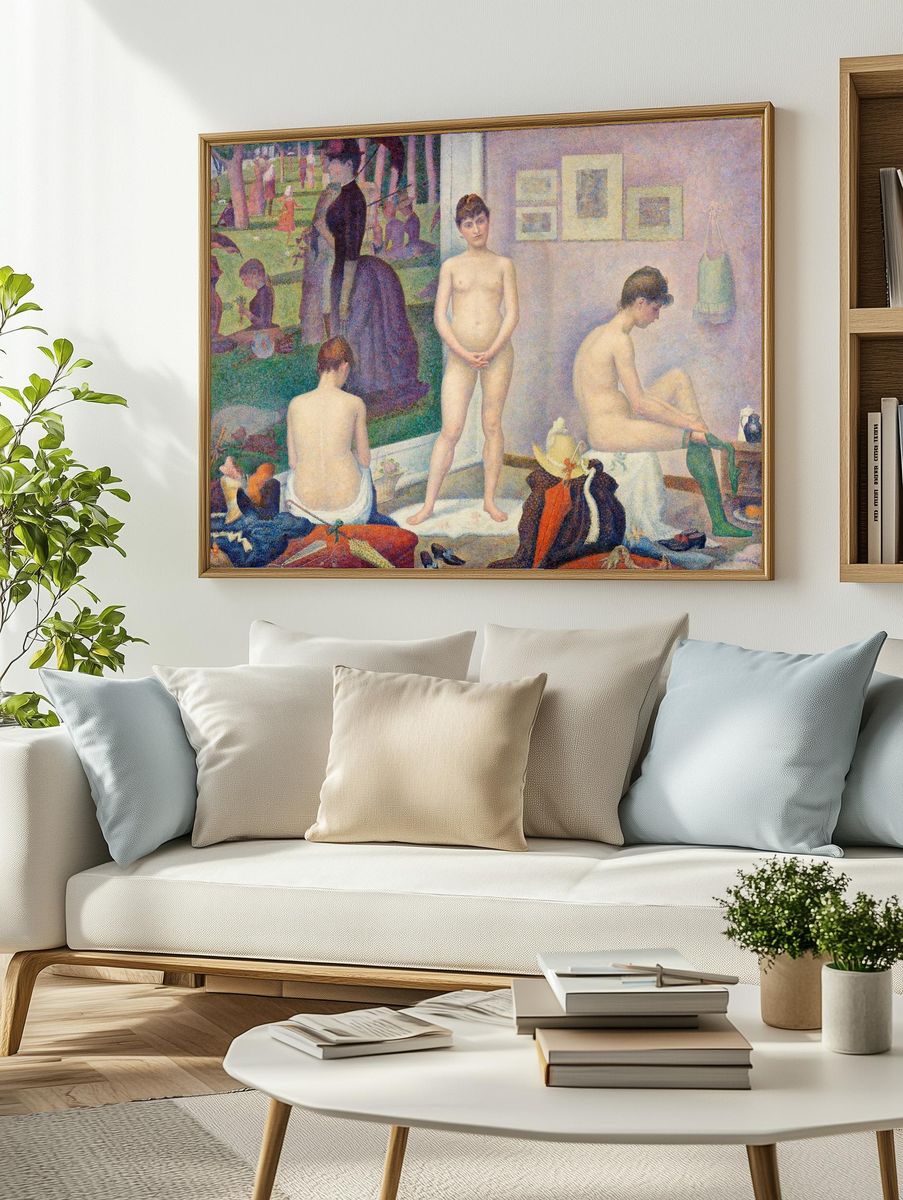 Smoker at the Table Fine-Art Poster. — room view 2
