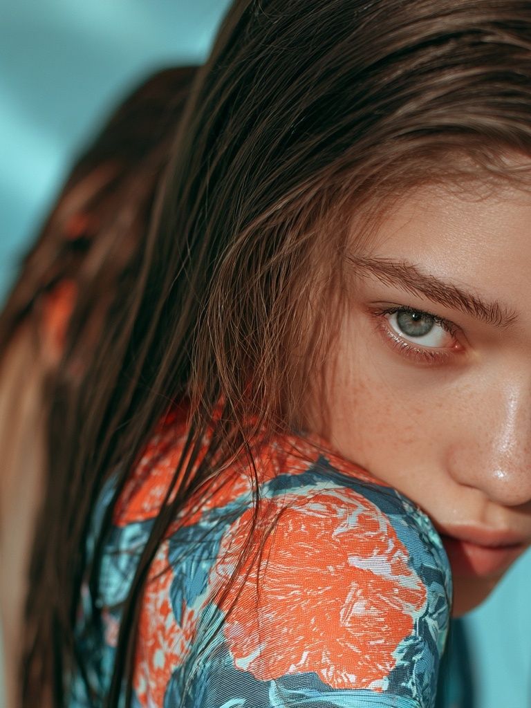 Fashion Portrait Photography Poster. poster — photography art