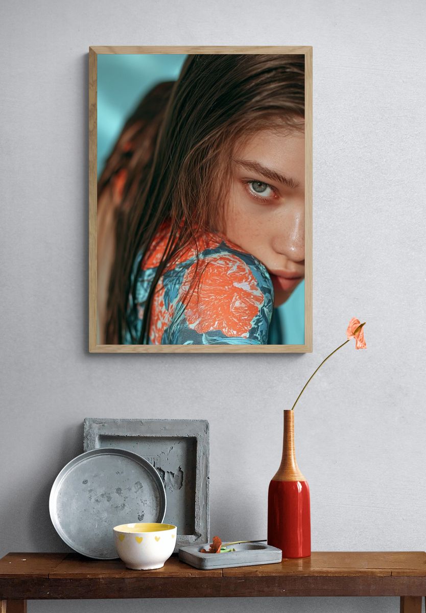 Fashion Portrait Photography Poster. — room view 3