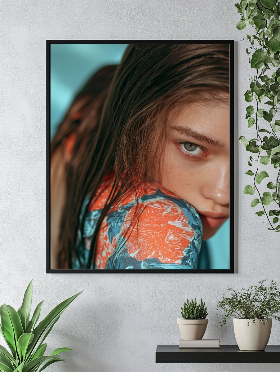 Fashion Portrait Photography Poster. — room view 4