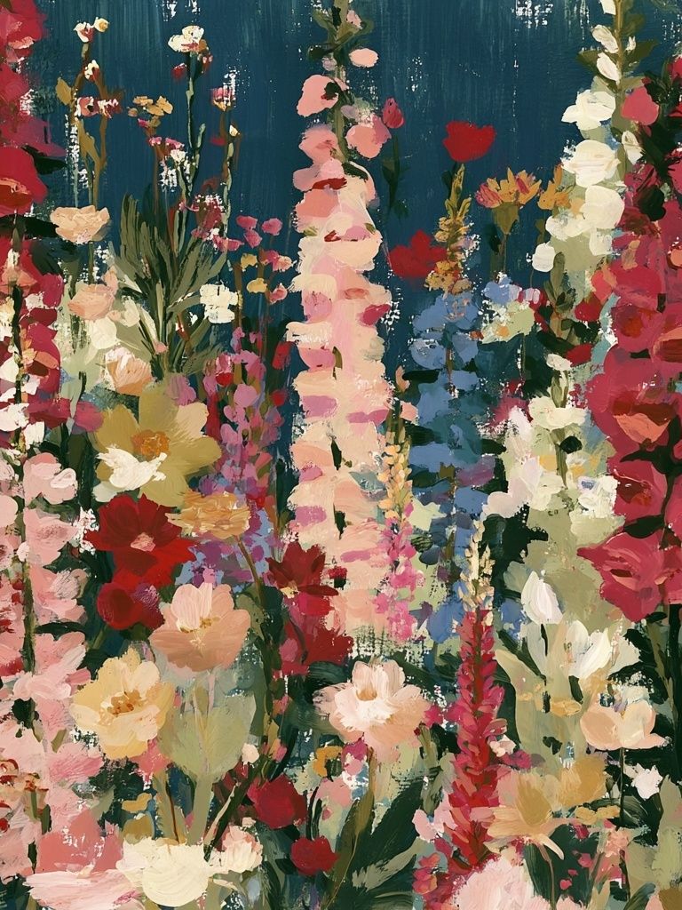 Wildflower Garden Fine-Art Poster. poster — fine-art art