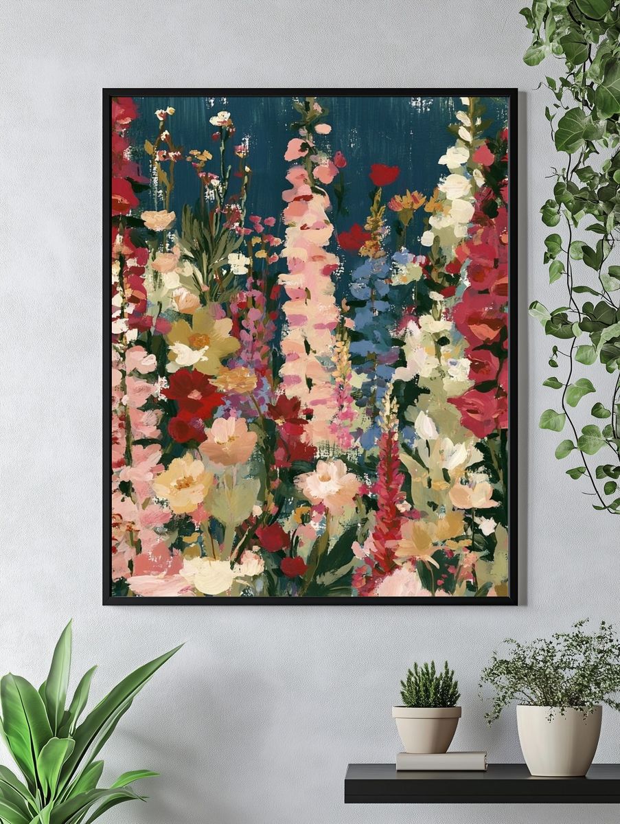 Wildflower Garden Fine-Art Poster. — room view 4