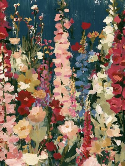 Wildflower Garden Fine-Art Poster. poster
