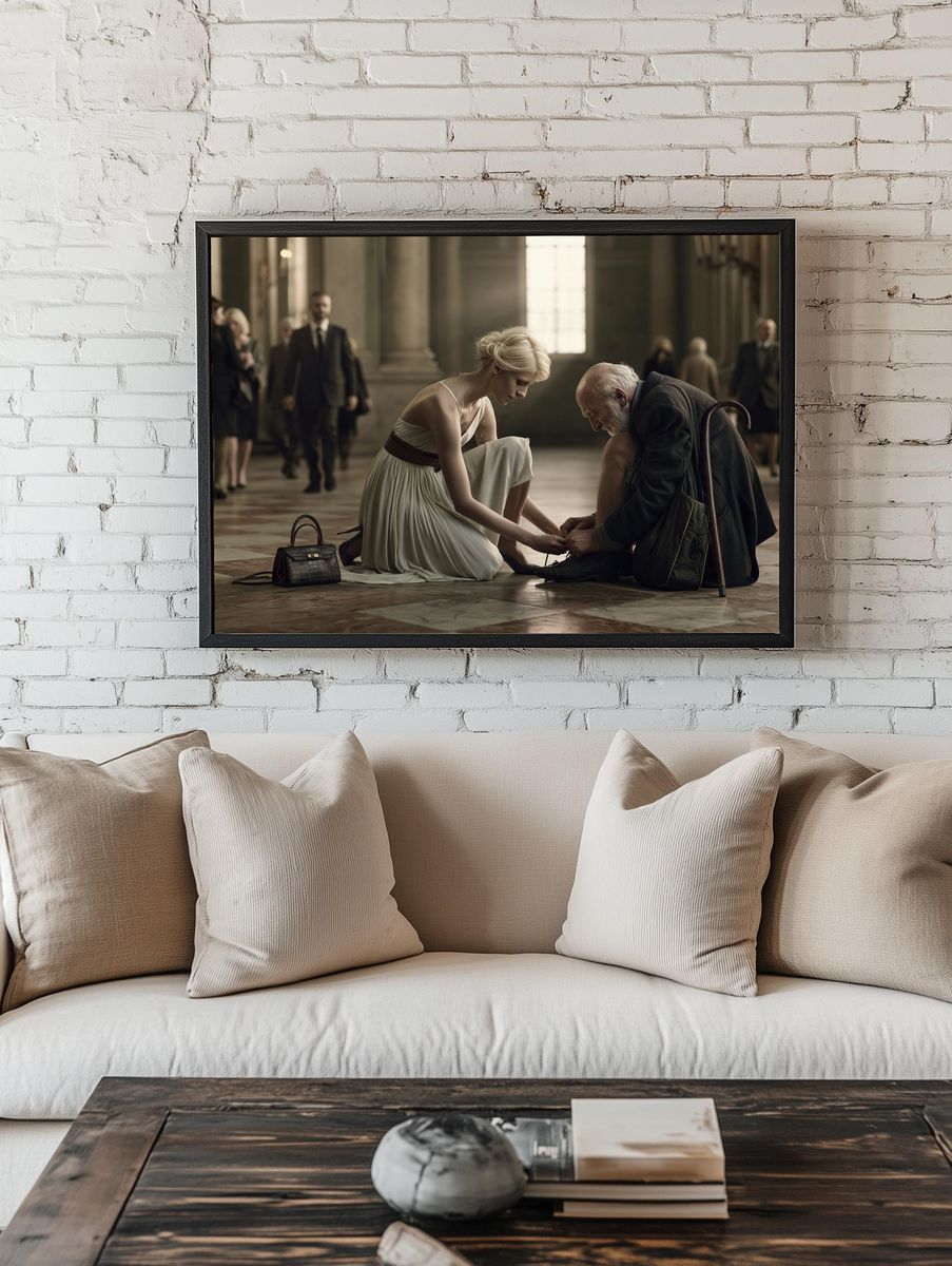 Quiet Devotion — Fine-Art Print. room preview