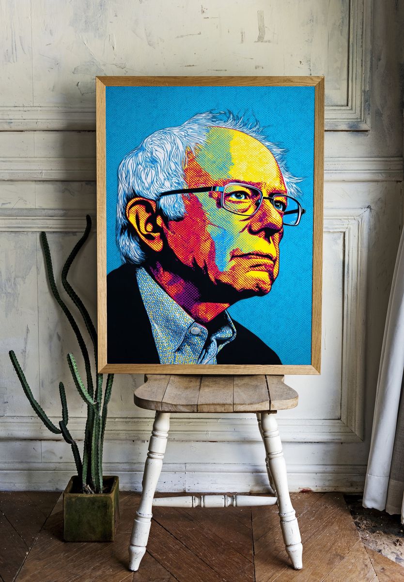 Bernie Sanders Pop Art Poster. room preview
