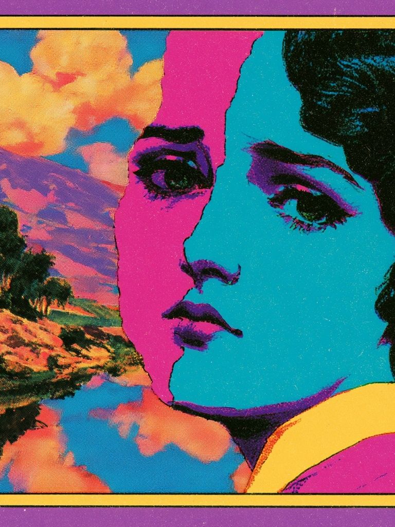 Pop Art Portrait Poster. poster — fine-art art