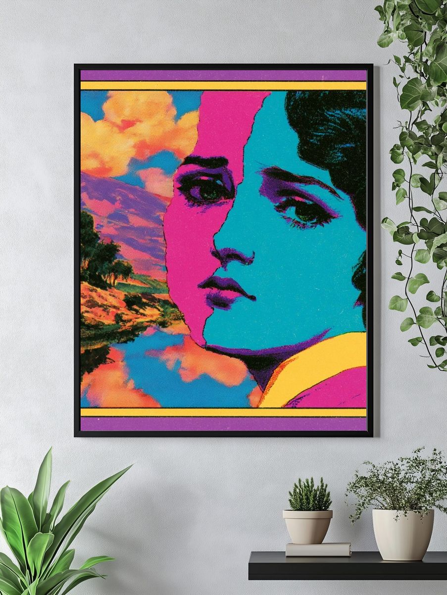 Pop Art Portrait Poster. — room view 4