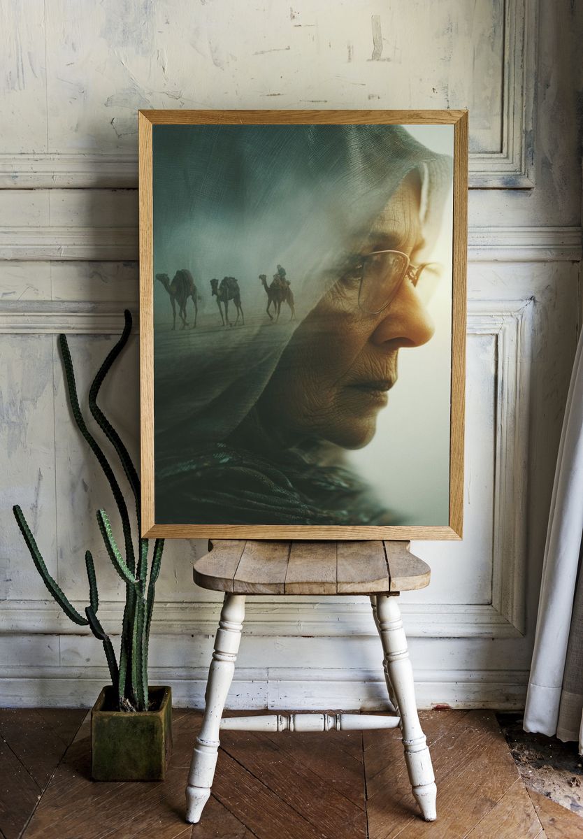 Desert Vision Portrait Print room preview