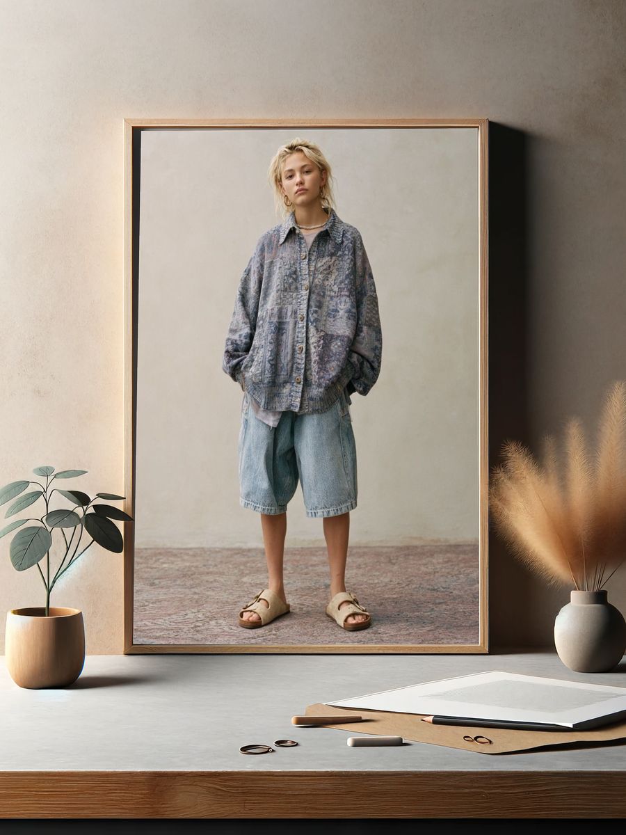 Fashion Portrait Photography Poster. — room view 2