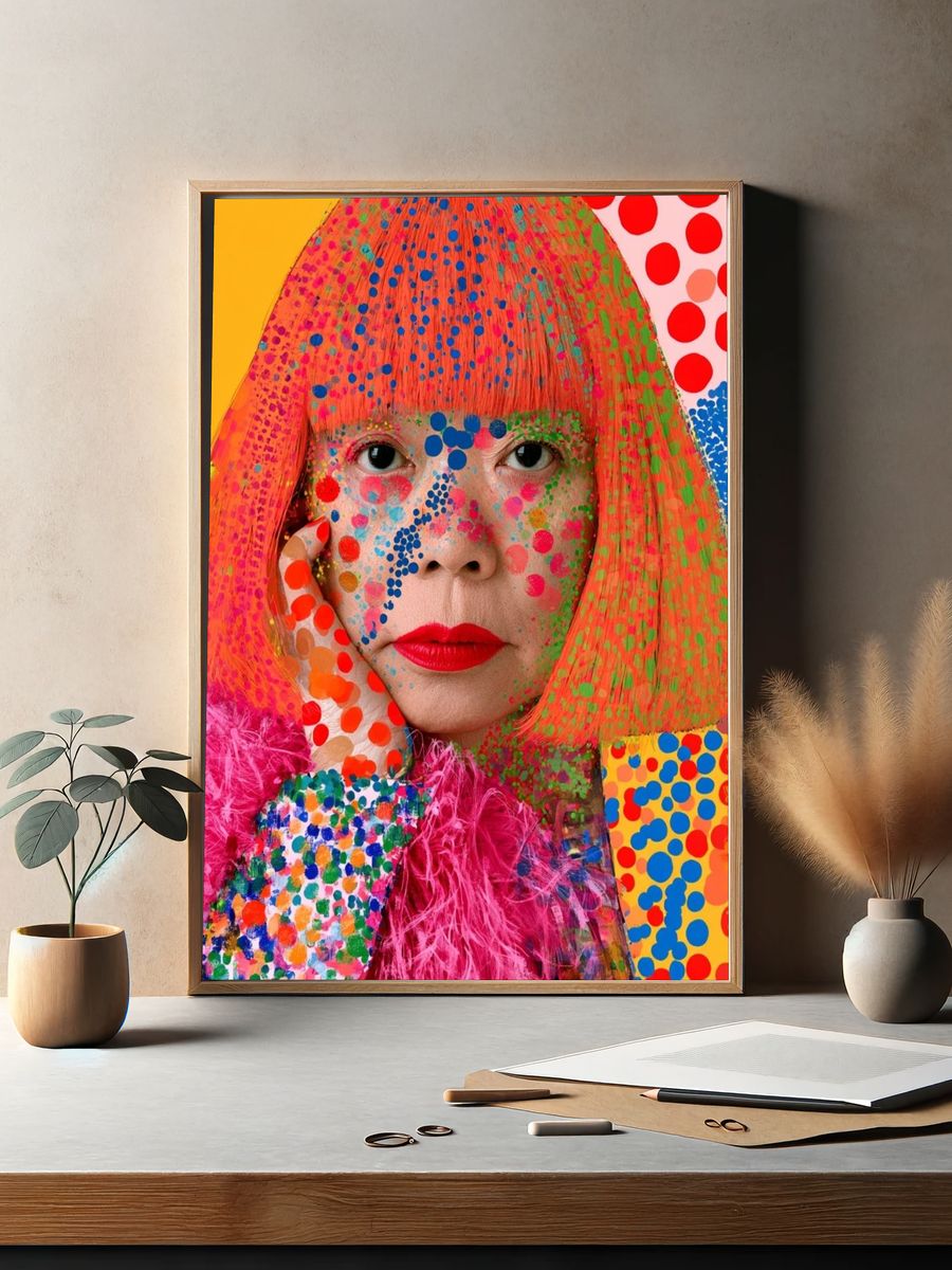 Pop Art Portrait Poster. — room view 2