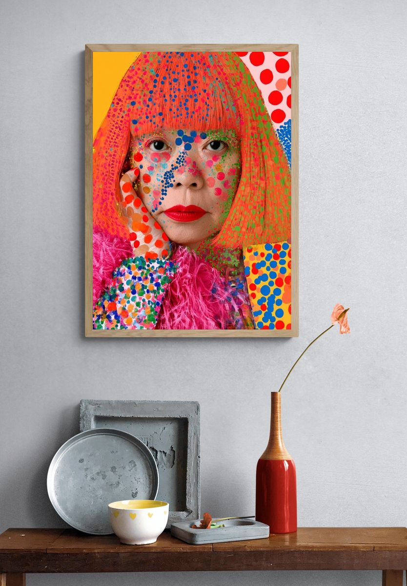Pop Art Portrait Poster. — room view 3