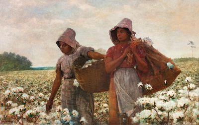 Cotton Pickers (1876) Winslow Homer. poster