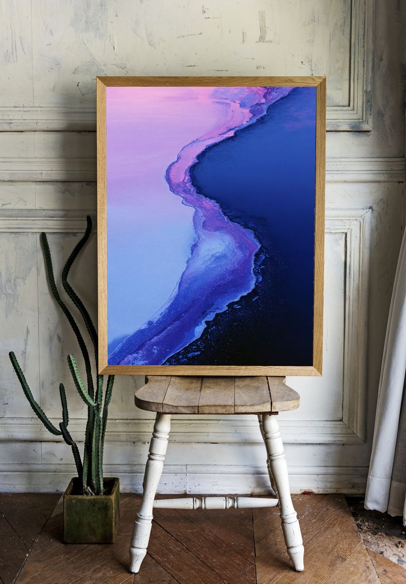 Serene Water's Edge — Fine Art Print room preview