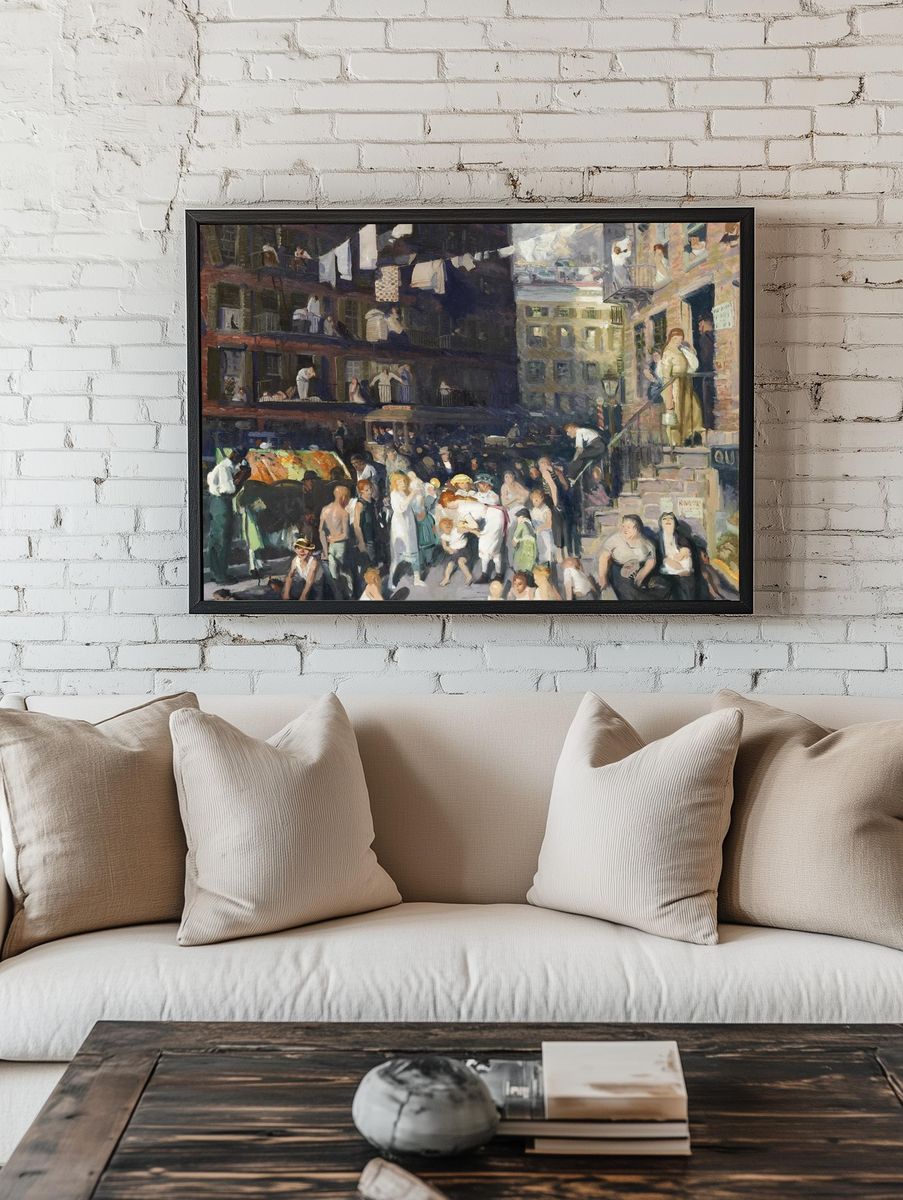 Urban Life in the 1930s — Fine Art Print. — room view 1
