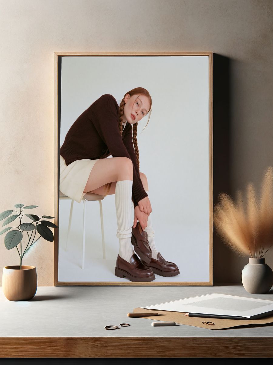 Fashion Portrait Photography Poster. — room view 2