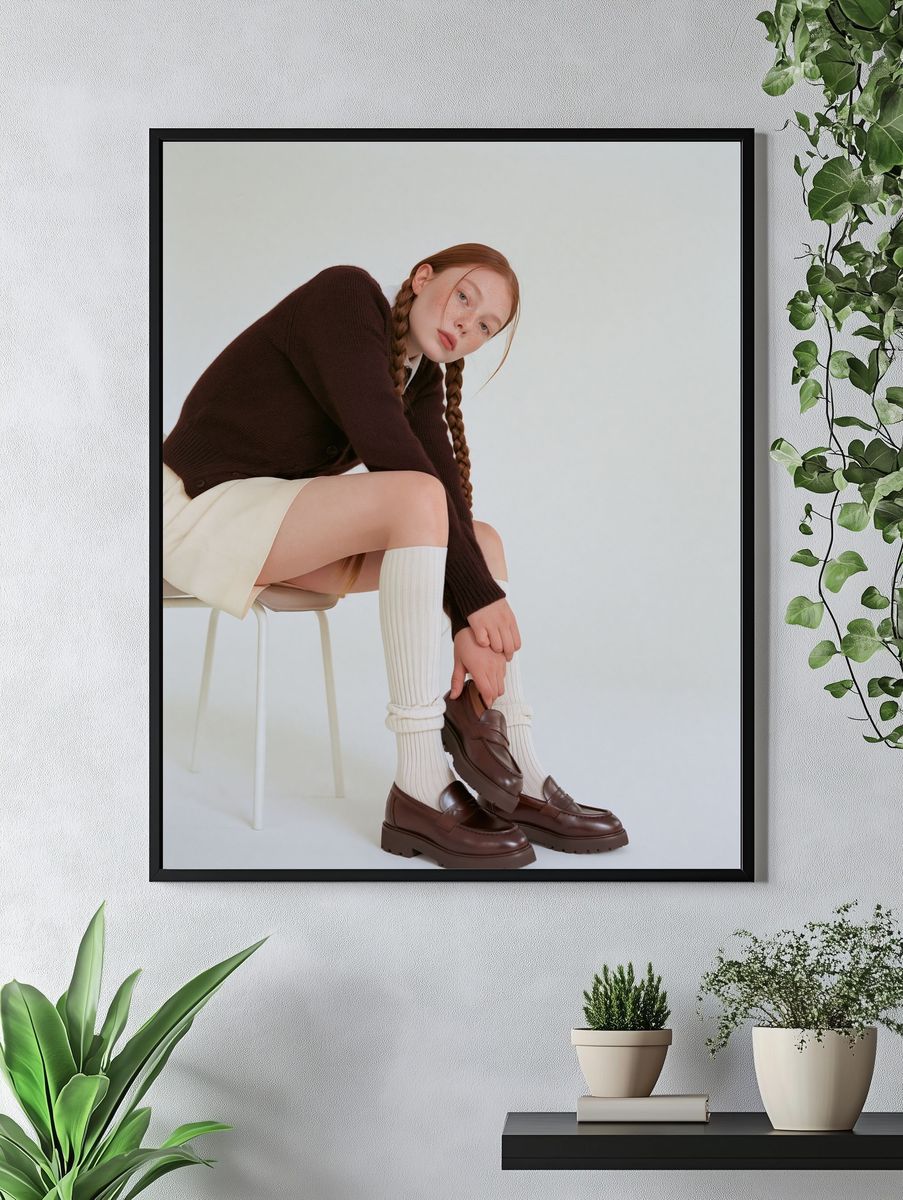 Fashion Portrait Photography Poster. — room view 4